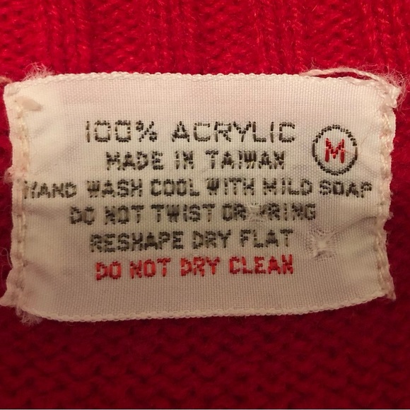 Vintage women’s pullover knit sweater vest size medium - Picture 3 of 5